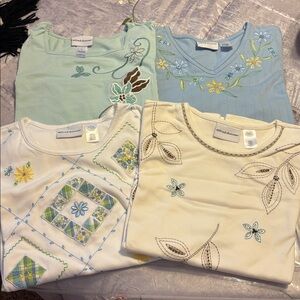4 Alfred Dunner women’s tops